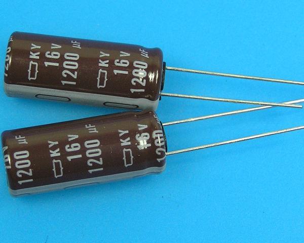 1200uF/16V - 105°C Nippon  KY   kondenzátor elektrolytický, low ESR, long life