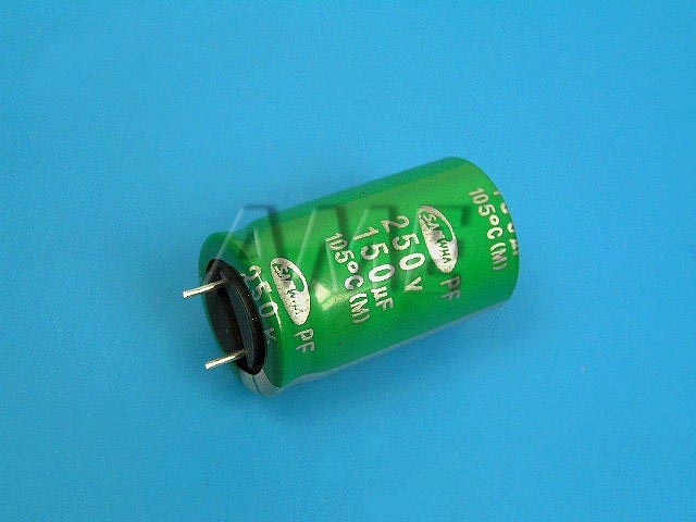 150uF/250V - 105°C Samwha PF / HEC ZT  kondenzátor elektrolytický low ESR, high ripple currrent
