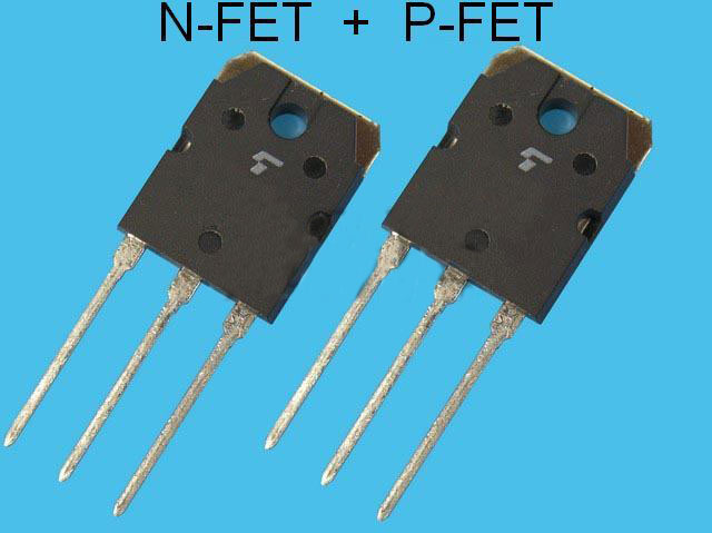 2SK1058 + 2SJ162  Renesas   pár pro NF výkonové zesilovače