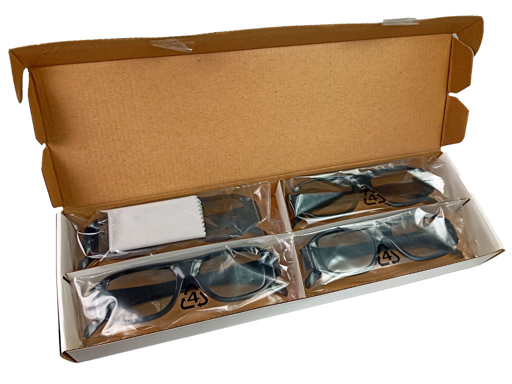 3D brýle Vestel 30073742 sada 4 ks