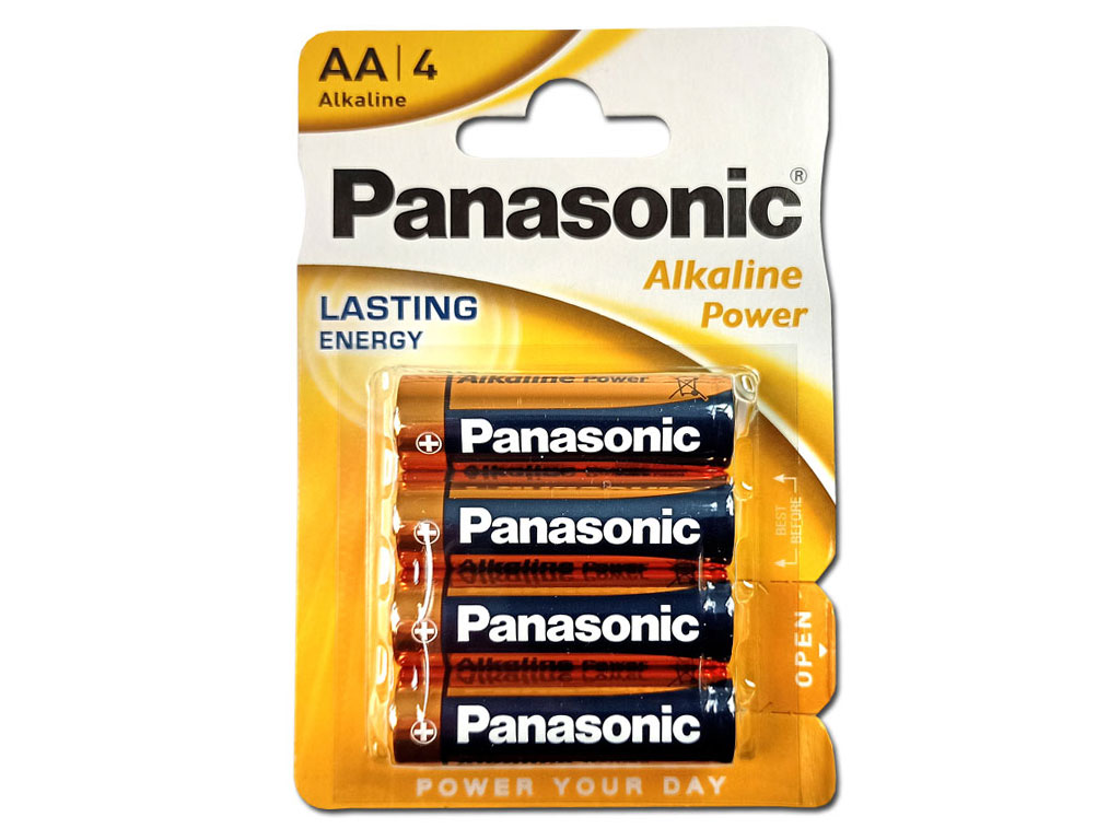 AA Baterie Panasonic Lasting Power Alkaline LR6APB/4BP balení 4ks LR06