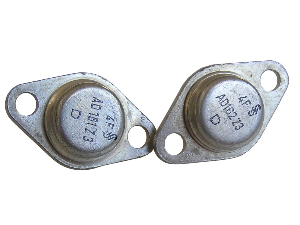 AD161 + AD162  Siemens pár pro NF výkonové zesilovače