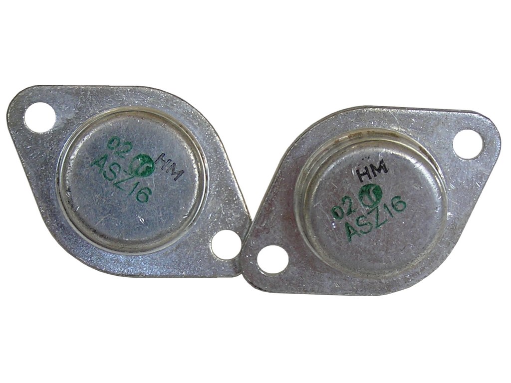 ASZ16  párovaná dvojice pro NF výkonové zesilovače