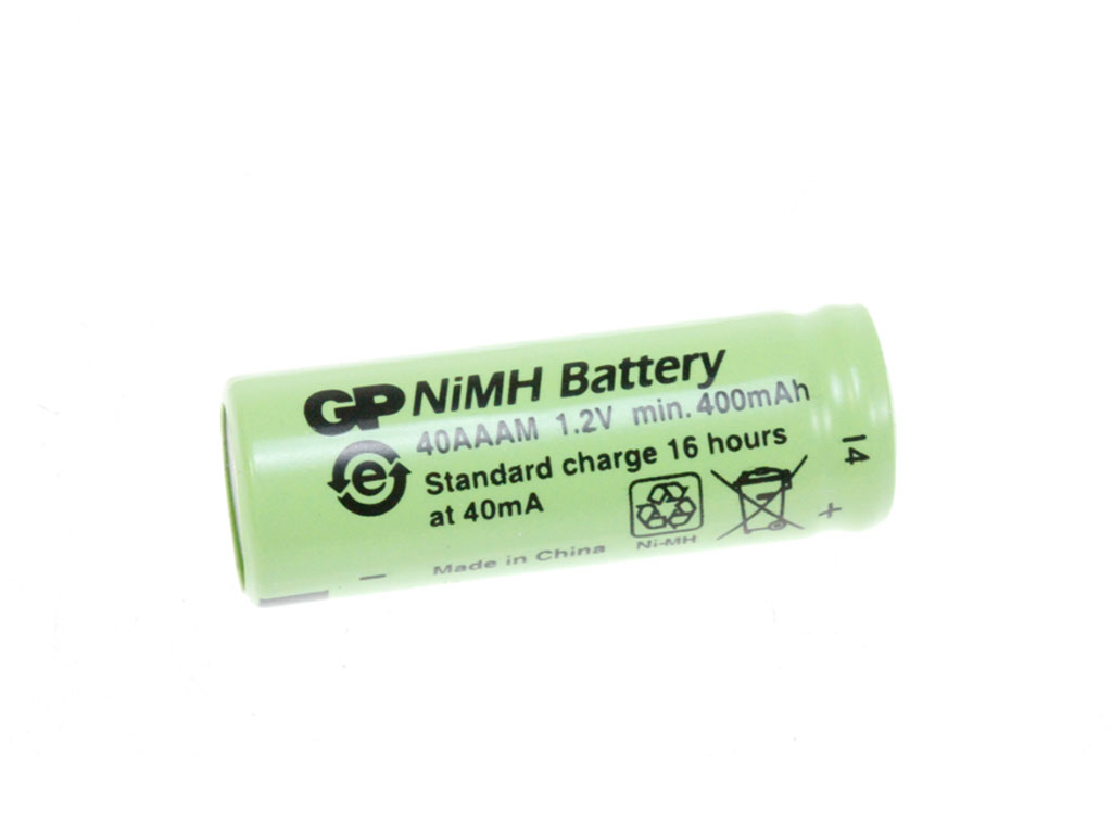 Akumulátor 1.2V 400mAh GP 40AAAM 