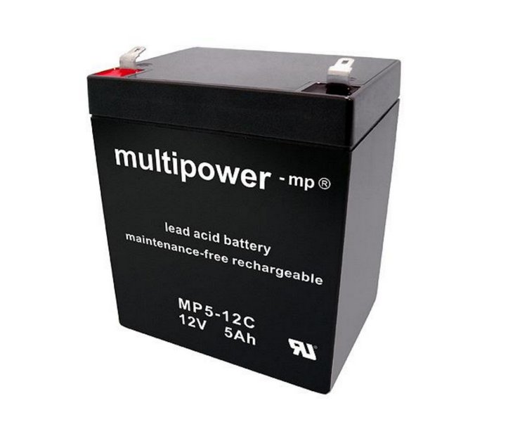 Akumulátor 12V / 5Ah  olověný - MP5-12C Multipower