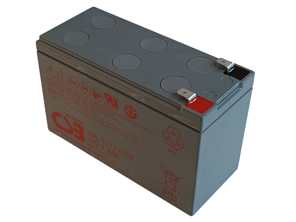 Akumulátor 12V / 7,2Ah  olověný - CSB GPL1272F2 FR