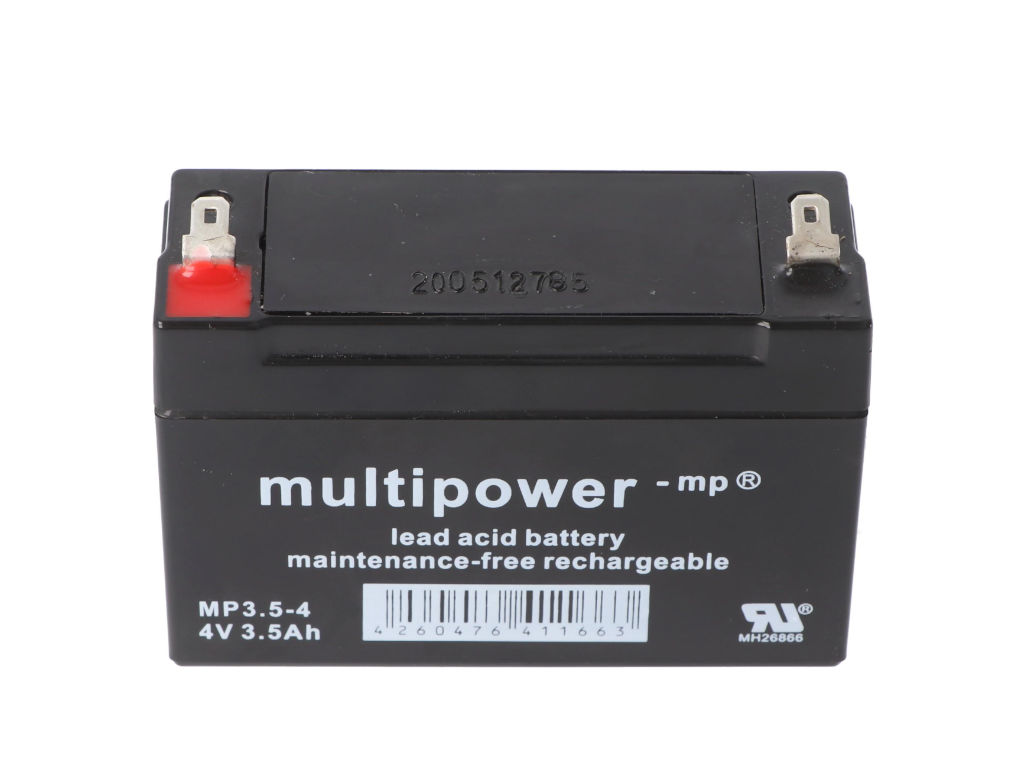 Akumulátor 4V / 3,5Ah olověný - MP3.5-4 Multipower