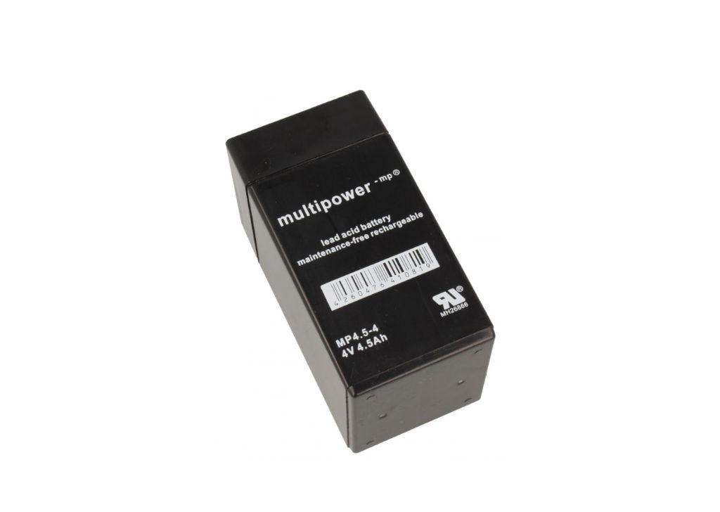 Akumulátor 4V / 4,5Ah olověný - MP4.5-4 Multipower FASTON 250