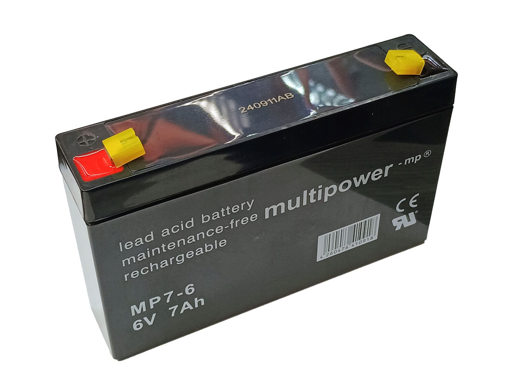 Akumulátor 6V / 7Ah olověný - MP7-6 Multipower