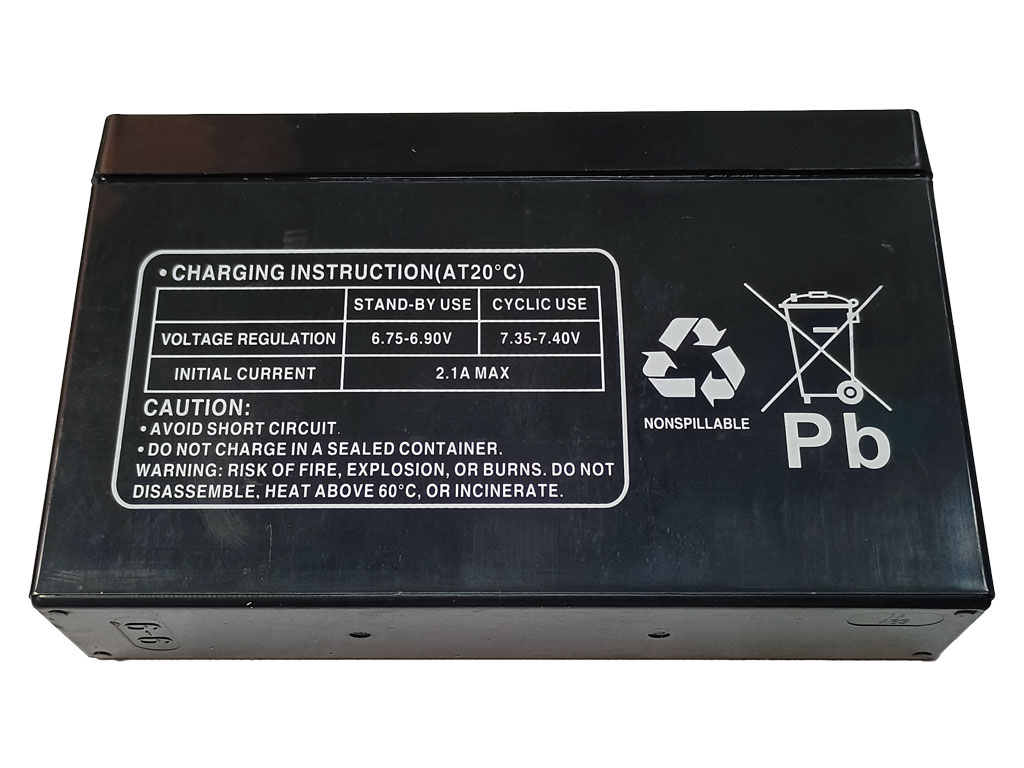 Akumulátor 6V / 7Ah olověný - MP7-6 Multipower