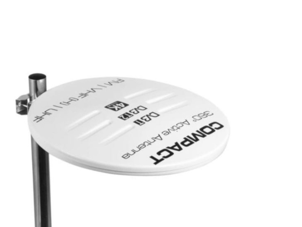 Anténa TV MULTICHANEL se zesilovačem LTC černá