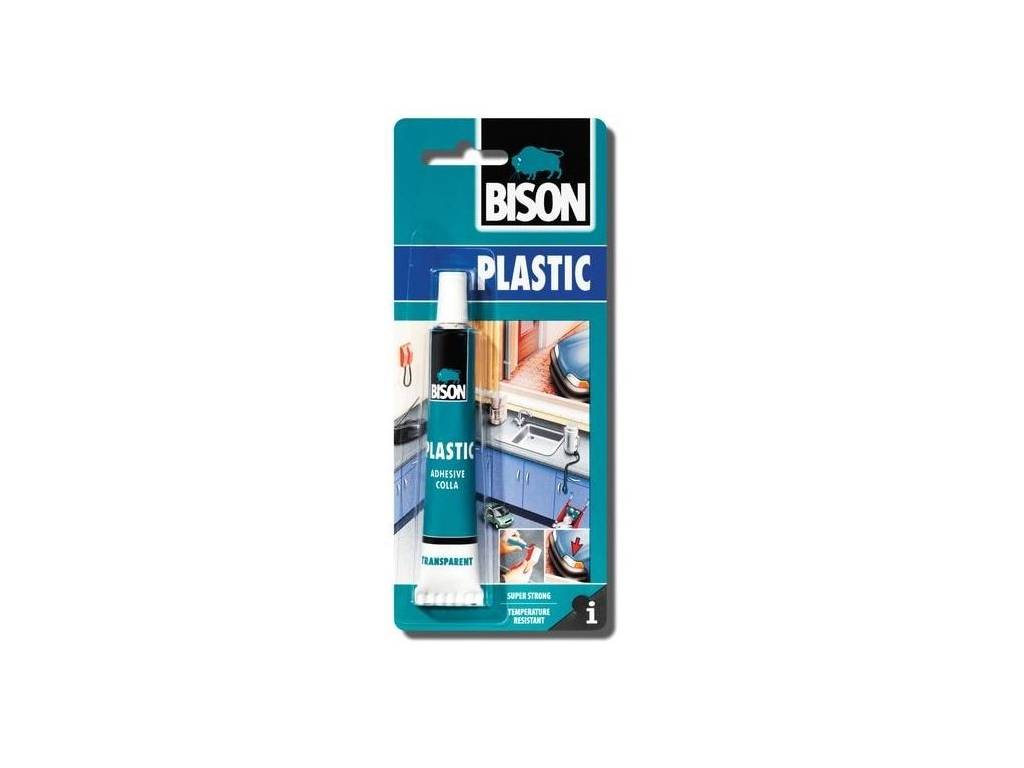 BISON Plastic 25ml - lepidlo vhodné pro lepení tvrdých plastů