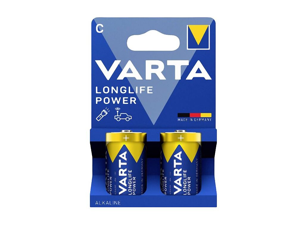 Baterie C LR14 Baby Varta LONGLIFE Power balení 2 ks