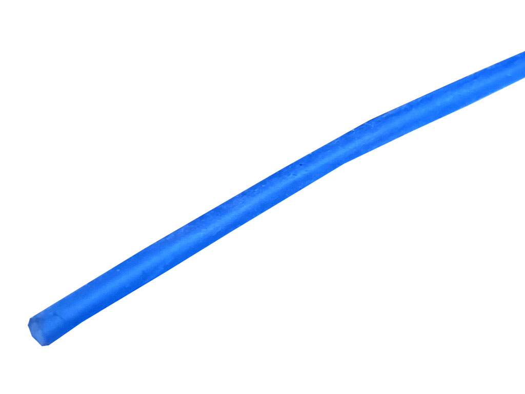 Bužírka silikonová prům. 1.5 x 0.4 mm, modrá, metráž