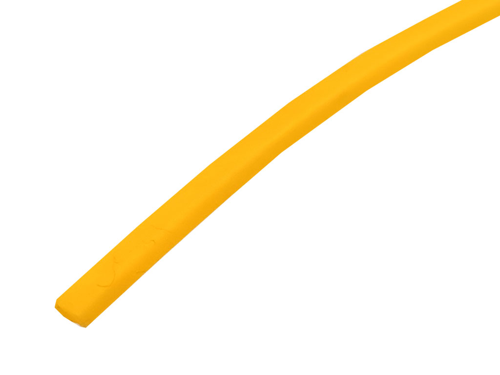 Bužírka silikonová prům. 2.0 x 0.4 mm, žlutá, metráž