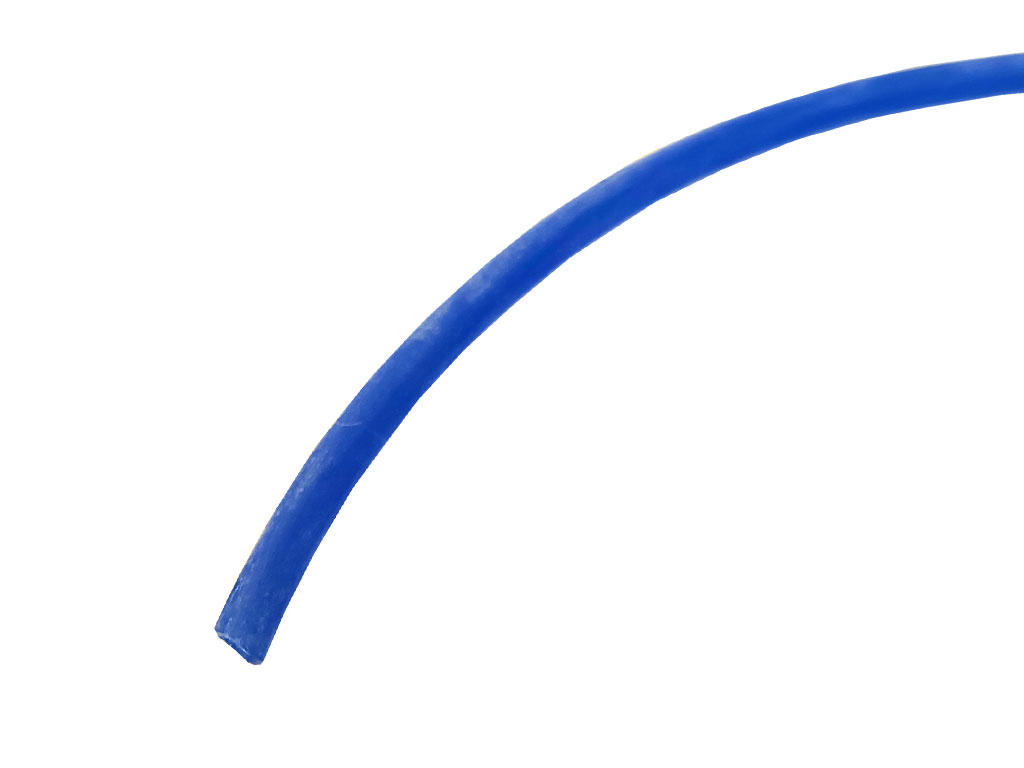 Bužírka silikonová prům. 3.0 x 0.5 mm, modrá, metráž