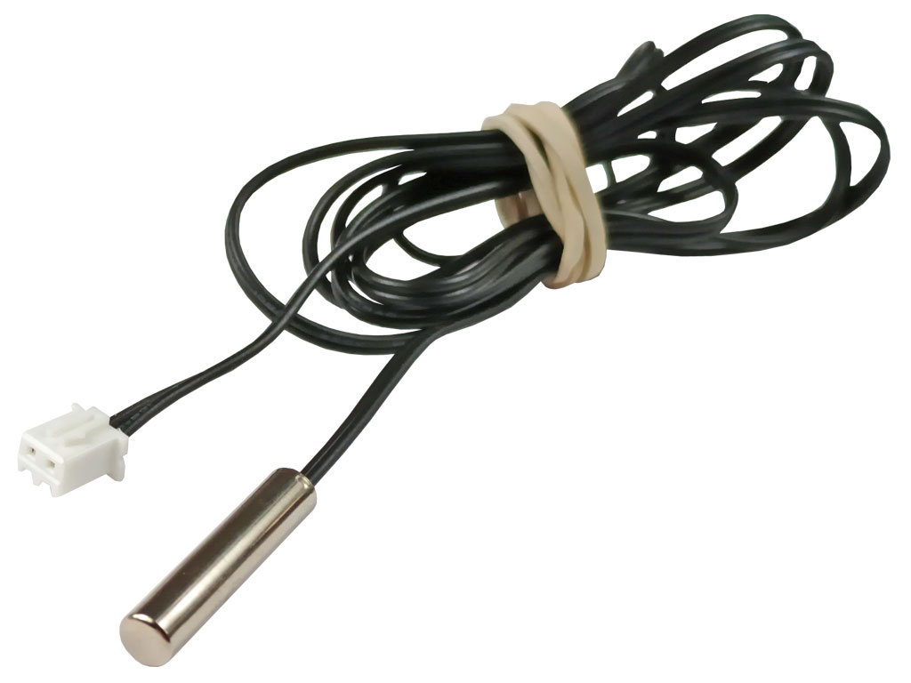 Čidlo teploty, senzor teploty DS18B20 vodotěsný s dvoužílovým kabelem 1.0m