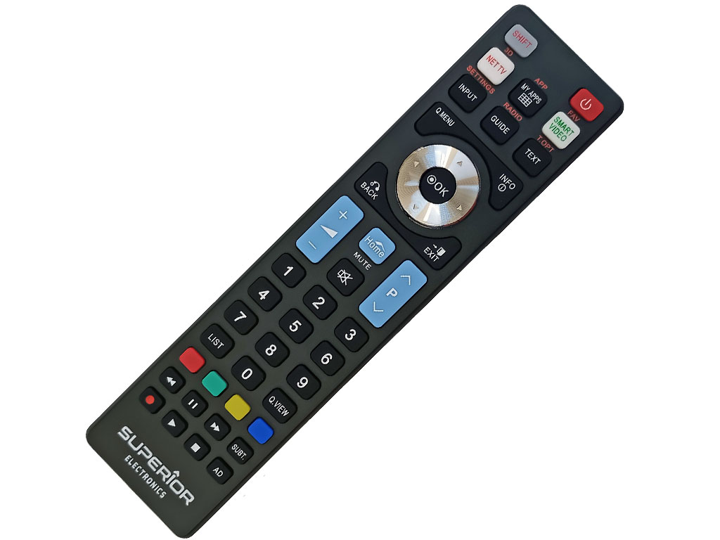 Dálkový ovladač Superior LG univerzální ovladač s hlavnímy Smart TV a 3D funkcemi