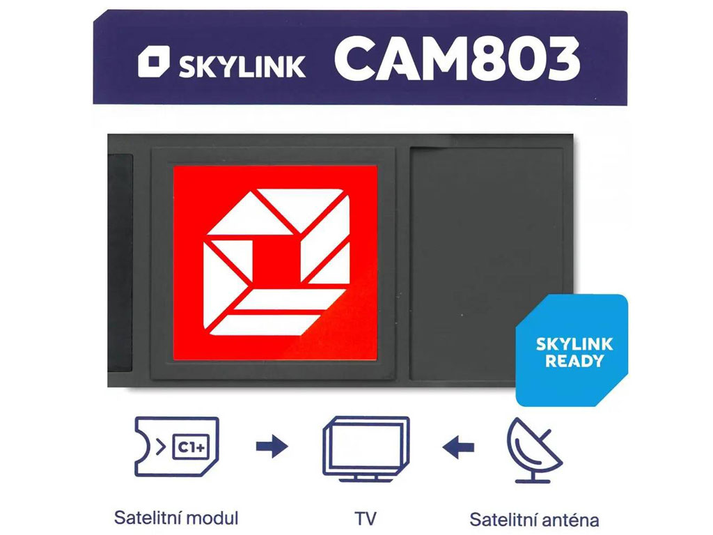 Dekódovací modul Skylink CAM803 s účastnickou kartou