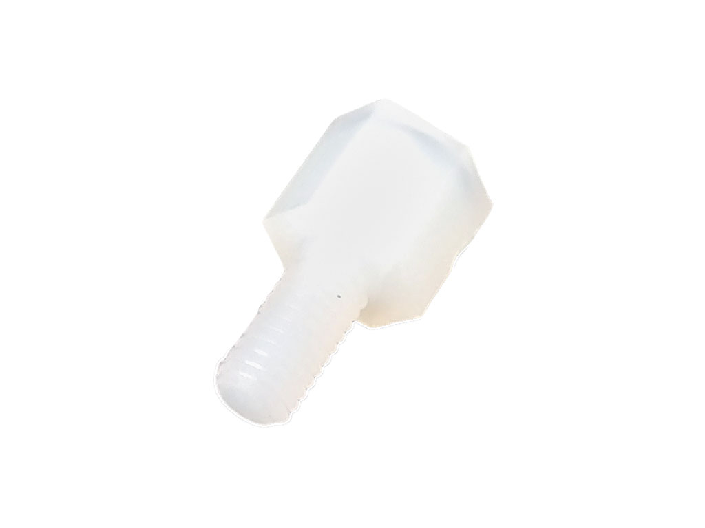 Distanční sloupek plastový šestihranný, závit M3 - vnější / vnitřní, délka 5mm