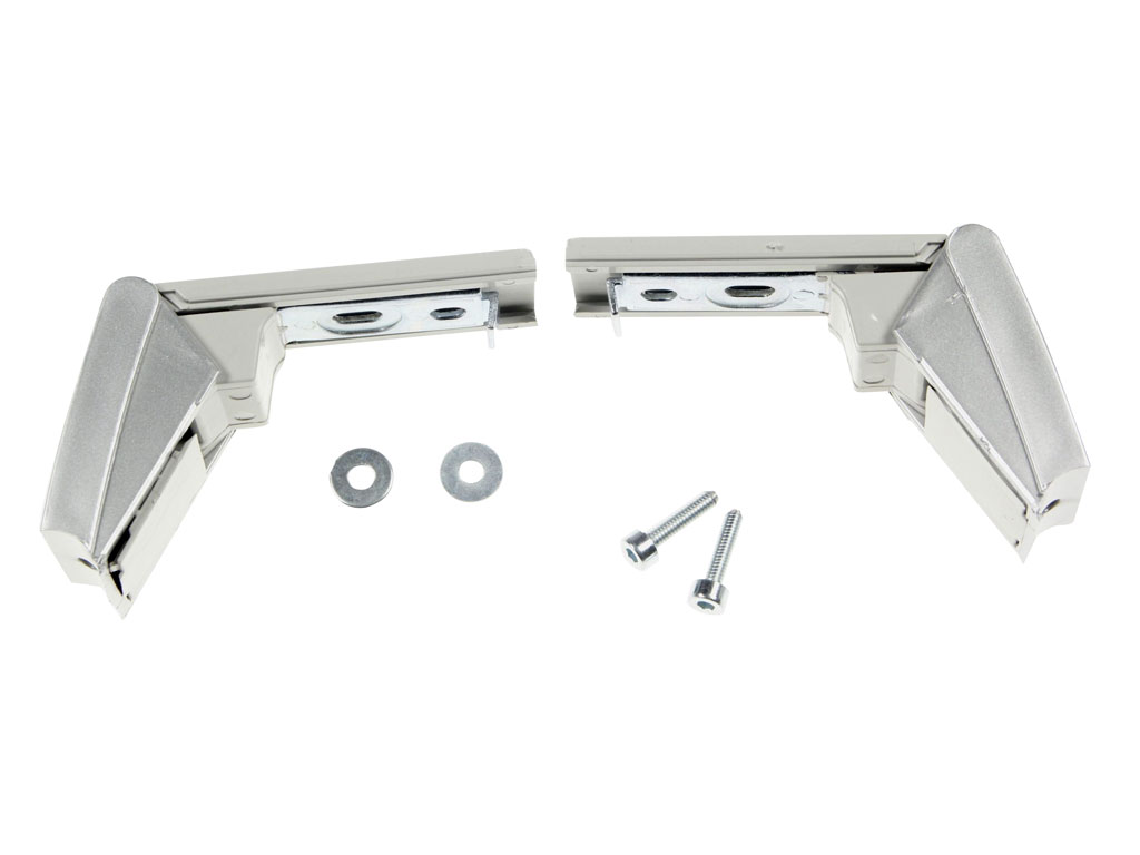 Držák, pant, závěs madla lednice LIEBHERR 743843200, 909653200 - sada 2ks / pár