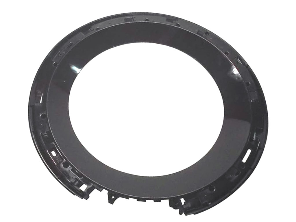 Dveře pračky venkovní rám černý 