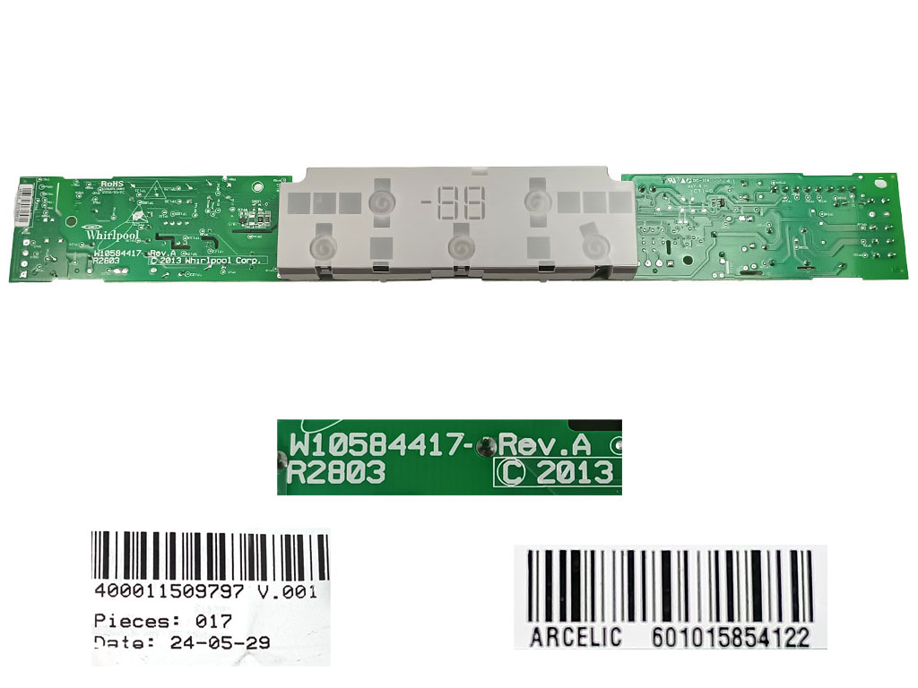 Elektronická deska lednice Whirlpool, C00662009
