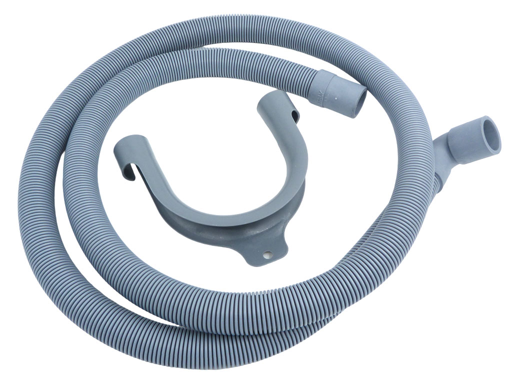 Hadice vypouštěcí 1,5 m, rovná - koleno, pračka