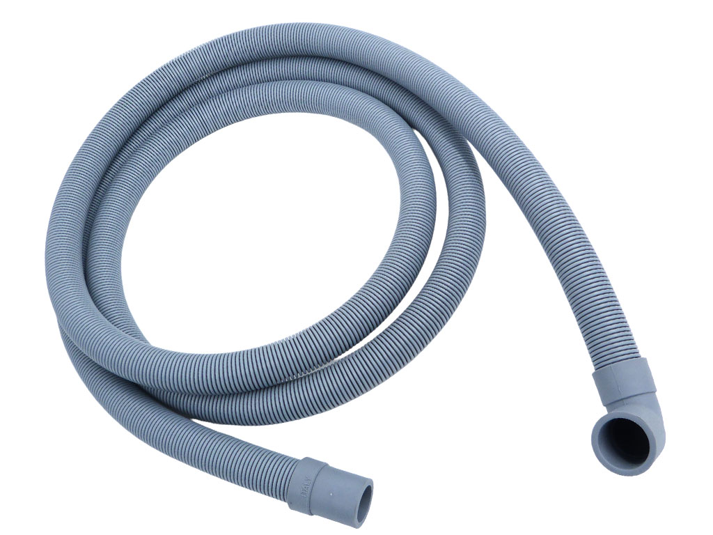 Hadice vypouštěcí 2,5 m, rovná - koleno, pračka