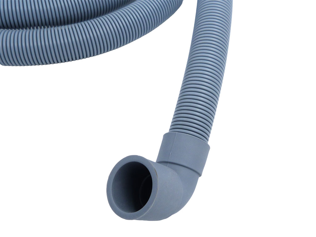 Hadice vypouštěcí 2,5 m, rovná - koleno, pračka
