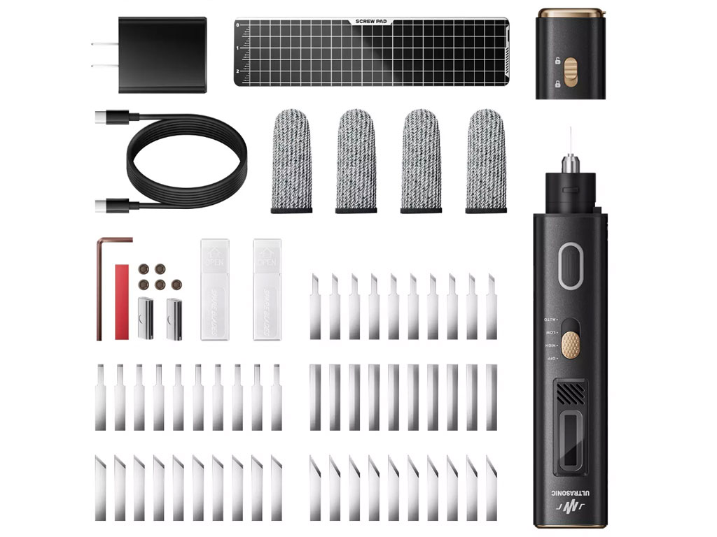 Jakemy JM-Y10 Pro, nástroj 2 v 1 ultrasonická řezačka a leštička 35W 40kHz  