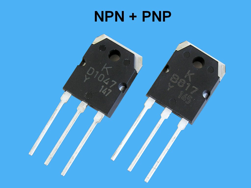 KTD1047 + KTB817  KEC   pár pro NF výkonové zesilovače