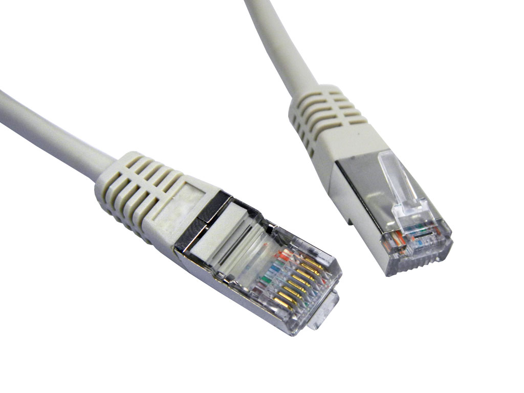 Kabel PC patch RJ45 / RJ45  0.5m stíněný