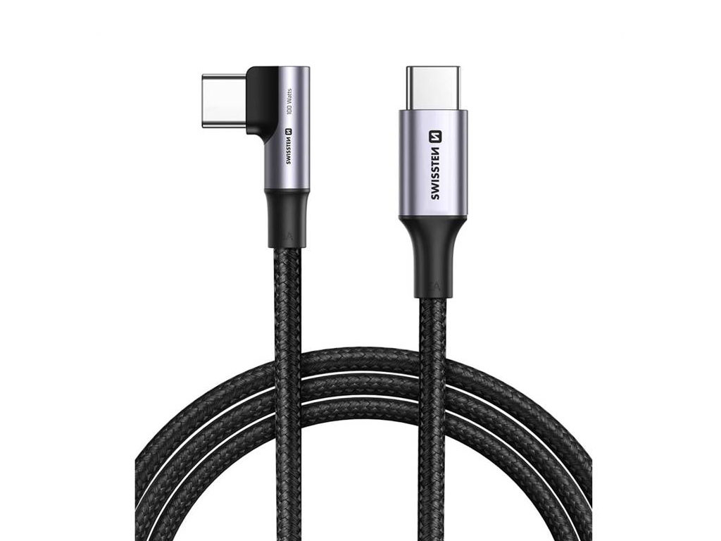 Kabel USB C (M) propojovací USB C (M), délka 2.0m, černý