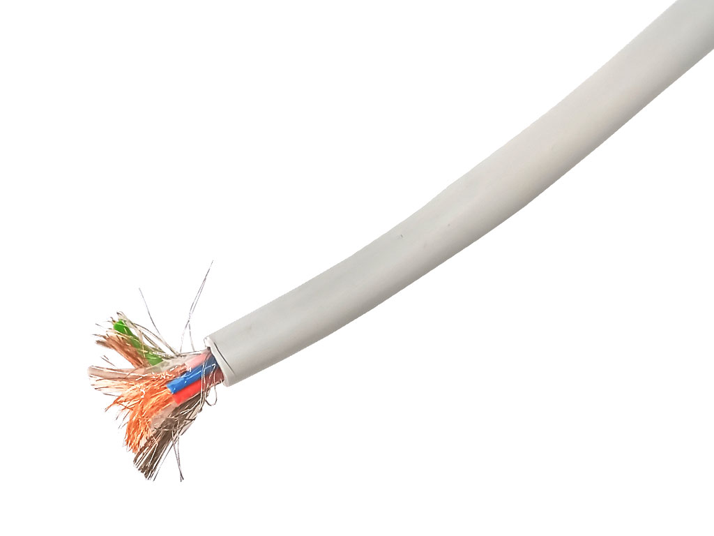 Kabel kulatý vícežilový, šedý, HELUKABEL 20008, LIYCY 10 x 0.14mm2, Cu, 1x stíněný