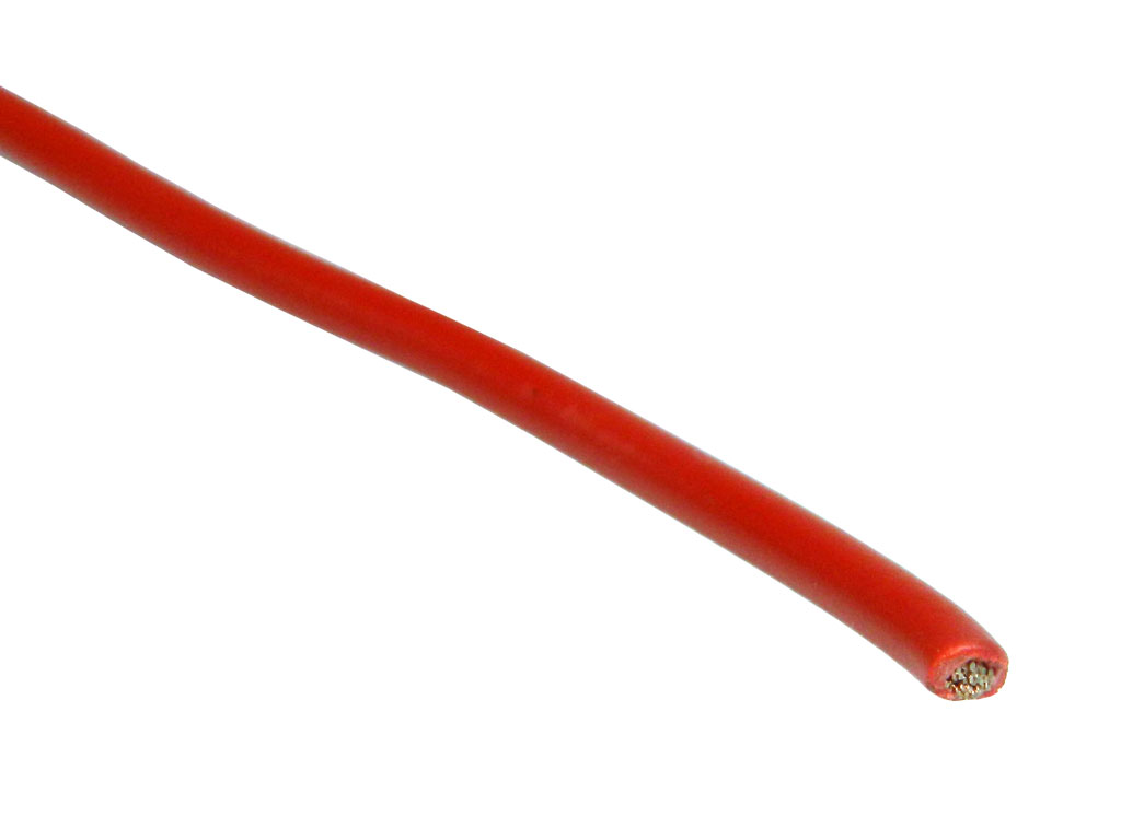 Kabel - metráž, HELUKABEL 29117 Cu licna / lanko  H05V-K 1 x 1 mm² - barva červená