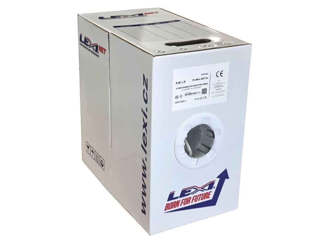 Kabel  - metráž UTP CAT 5E LEXI-Netl