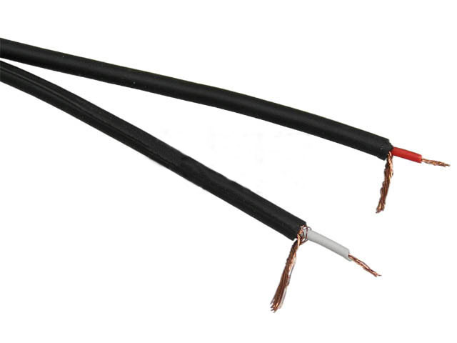 Kabel - metráž dvojlinka stíněná 2 x 0,08mm2