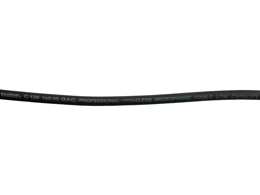 Kabel - metráž mikrofonní kulatý stíněný 1 x 0,35 mm2