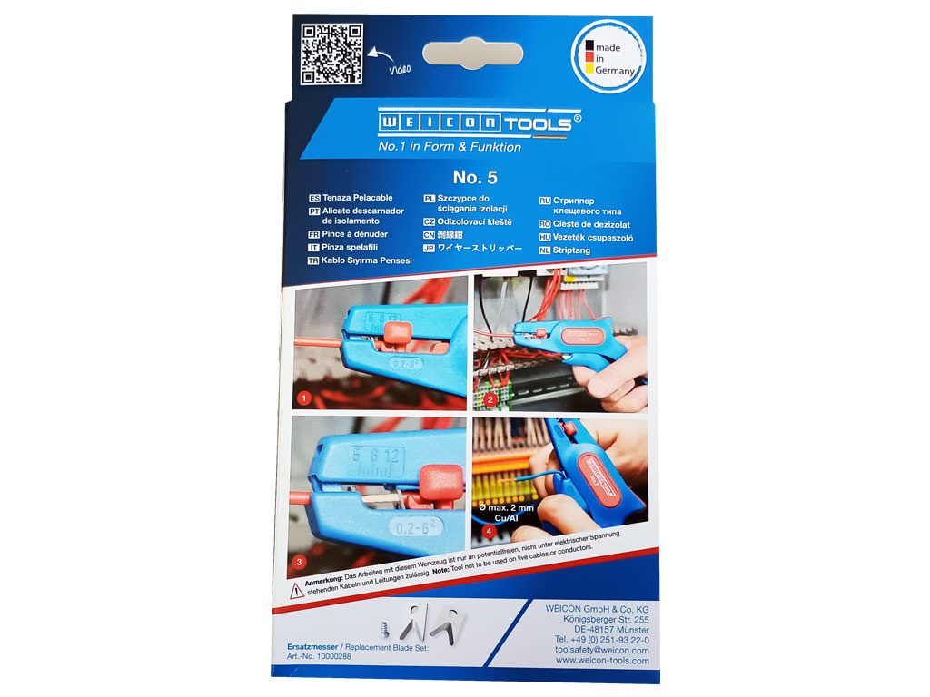 Kleště pro odizolování WEICON TOOLS No.5 10006786 0.2 do 6 mm²