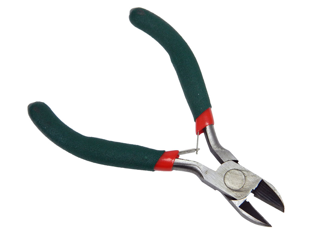 Kleště štípací, stranové, izolované s pružinou, pro měděný drát, 110mm VT057 Velleman