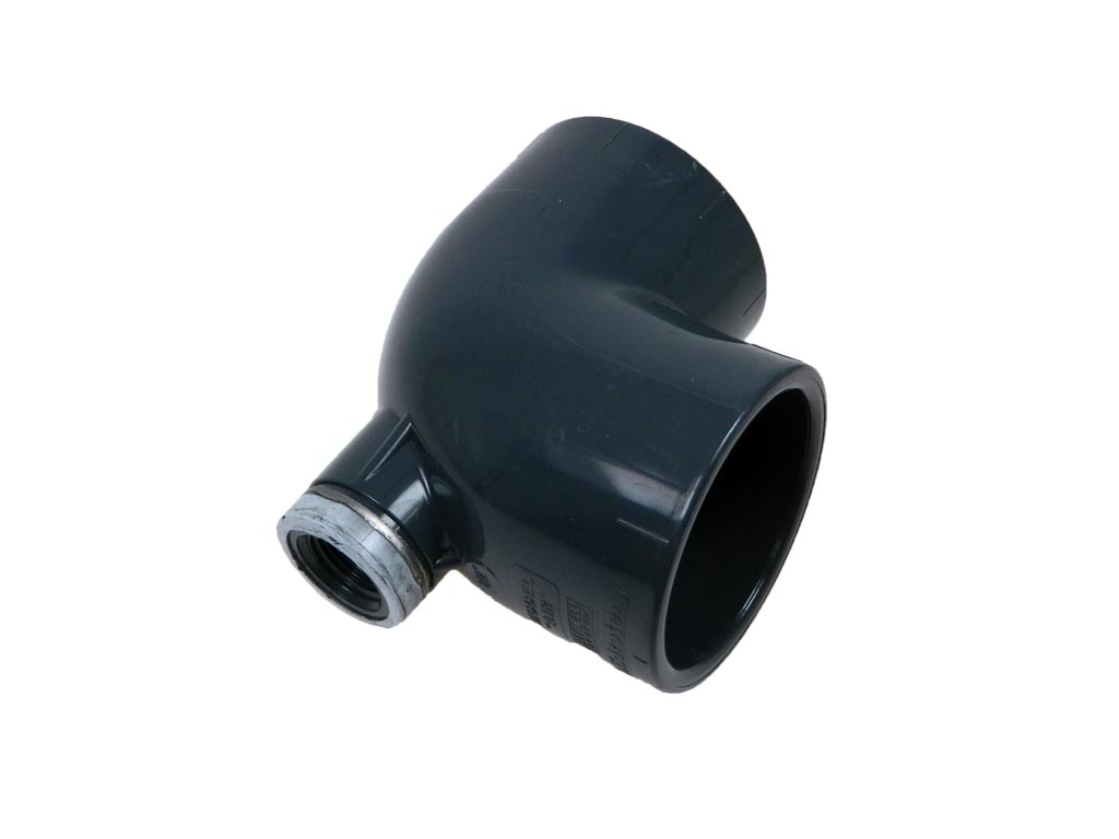 Koleno 90° lepení/ lepení  PVC   63 mm  AIR horní vývod se závitem 1/2"