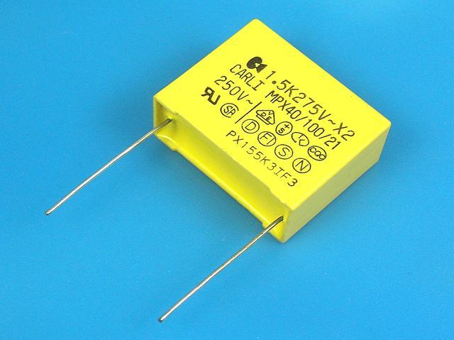 Kondenzátor IMP  1,5uF/275V AC  X2  MKP/MPX   155/275V