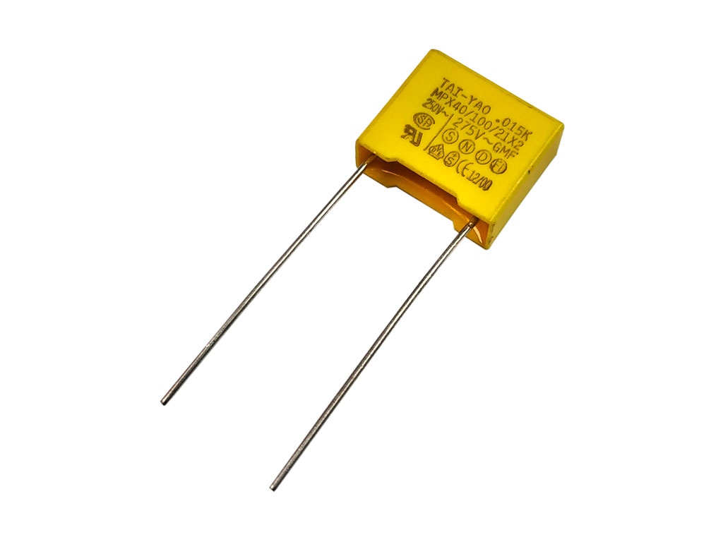 Kondenzátor fóliový 15nf / 310V AC  X2  MKP, ±10%,  polypropylen ( 153, 153J, 0.015uf ) RM= 10mm