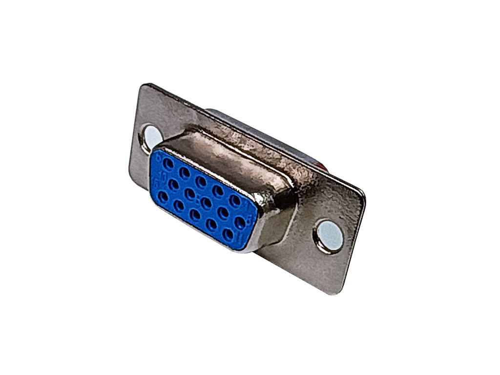 Konektor CANNON 15 / 3 x 5 pin - panelový, samice