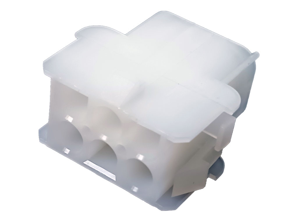 Konektor signálový - tělo bez kontaktů, zástrčka NLSG-2X3 přímá na kabel, 2x3 piny