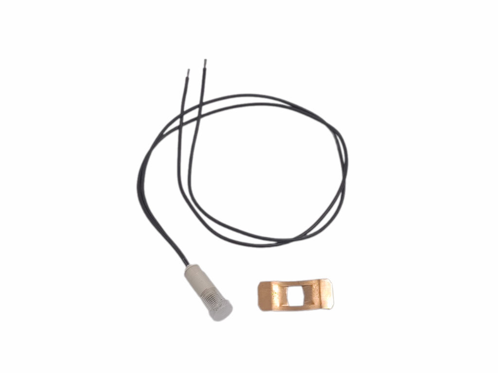 Kontrolka bílá s kabelem - světelný zdroj - 230V