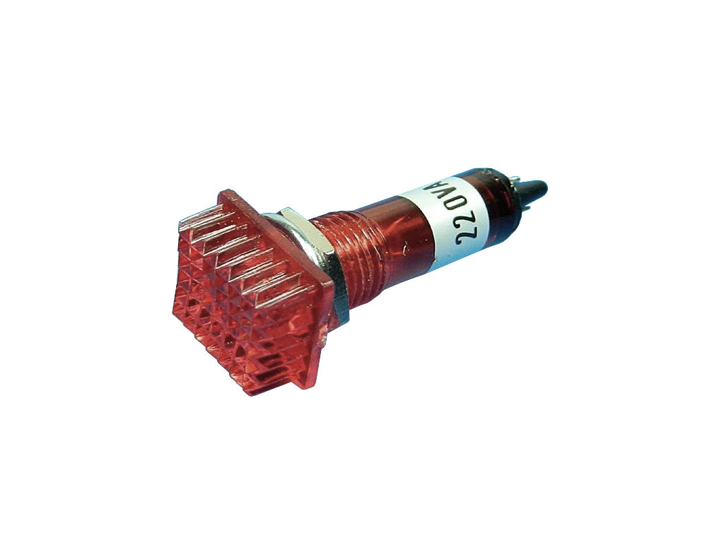 Kontrolka s doutnavkou - červená 230V