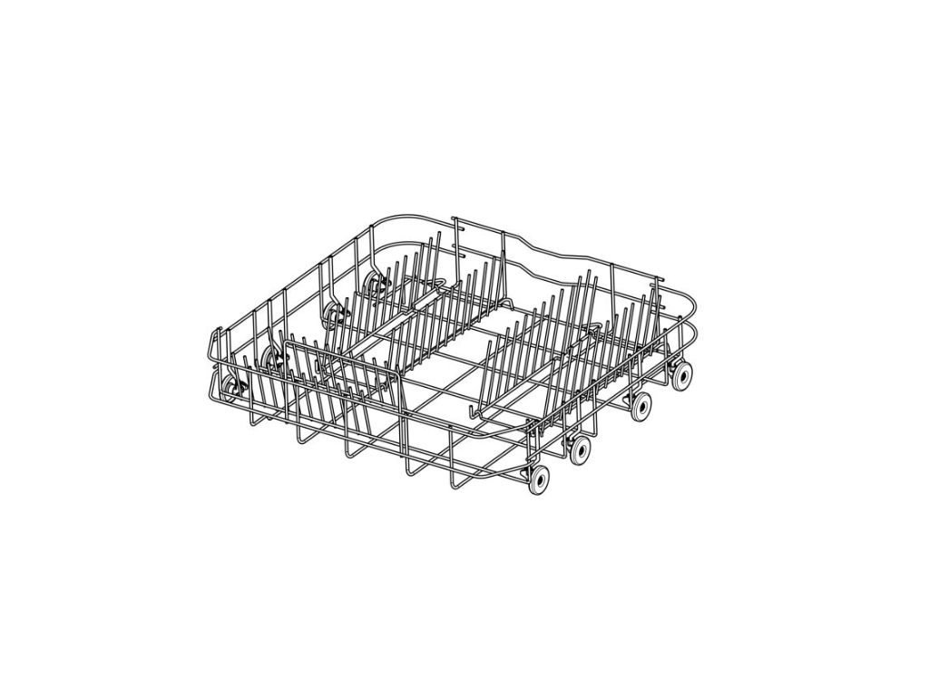 Koš myčky spodní ELECTROLUX / AEG 140133729099, Zanussi ZDT12002FA, ZDI311X