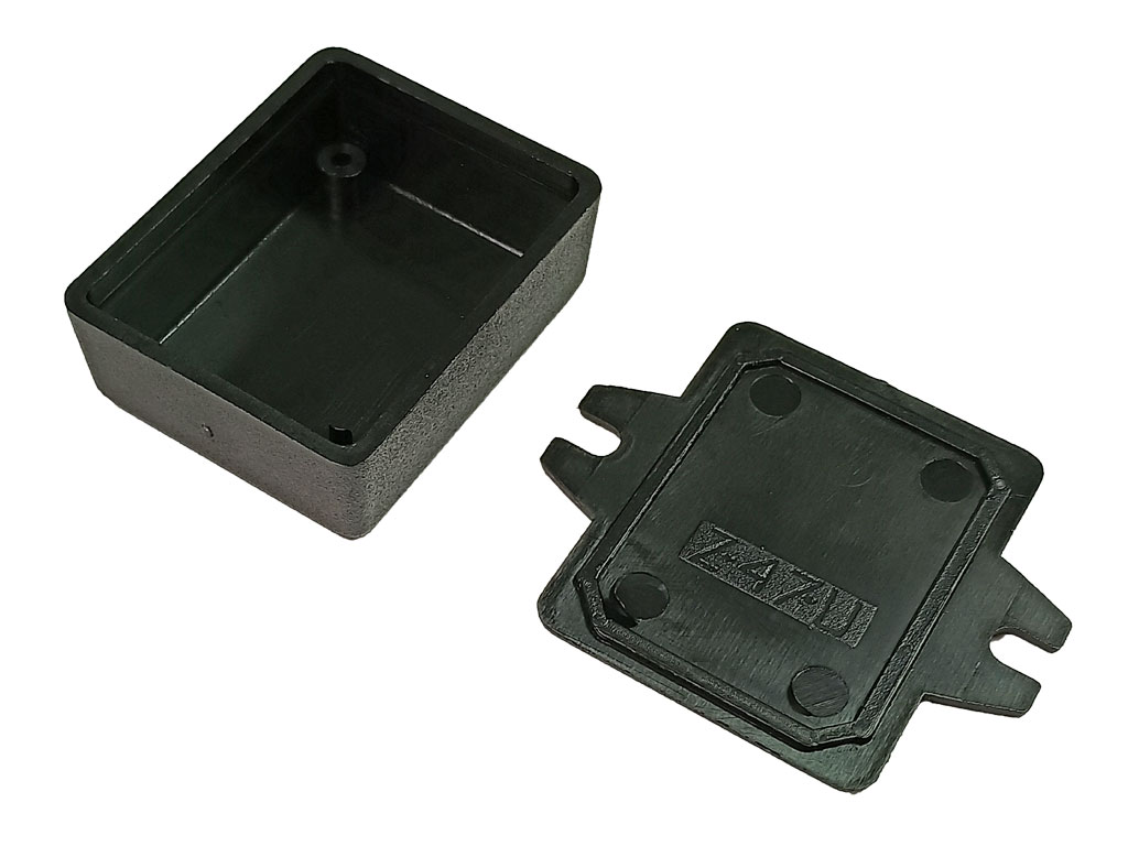 Krabička plastová, dvoudílná KP 39U, s úchyty